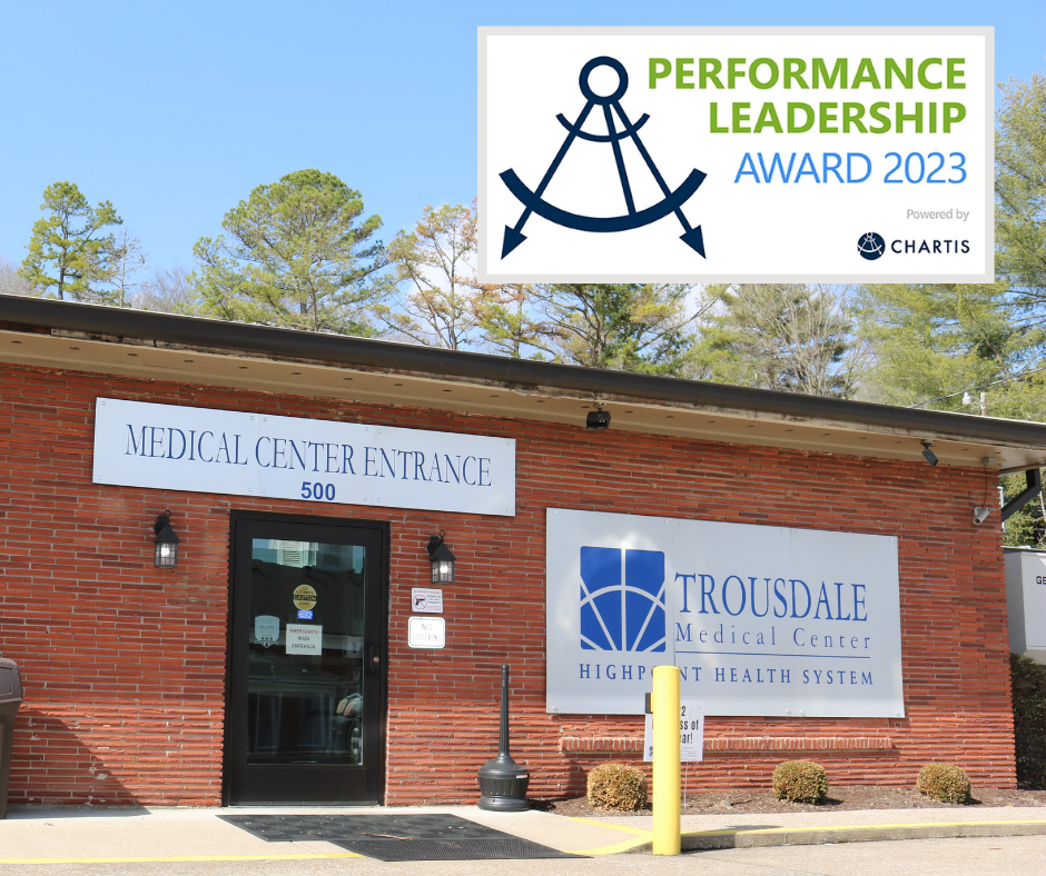 Trousdale Medical Center Performance Leadership Award 2023